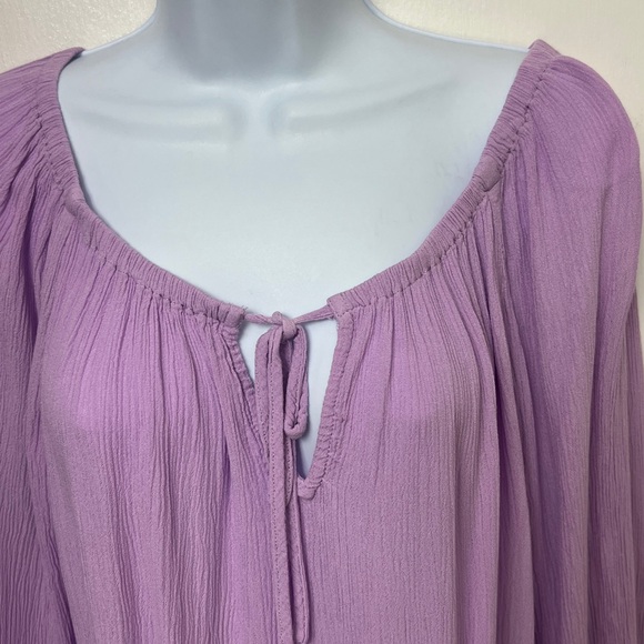 Sanctuary Purple Ballet neck Long Sleeve Top, Size S, Can be worn off shoulders - Picture 4 of 10